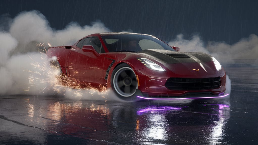 small sparks become racing flames