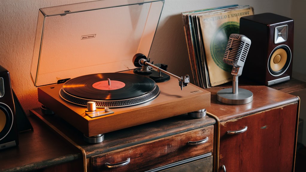 singing with vintage records