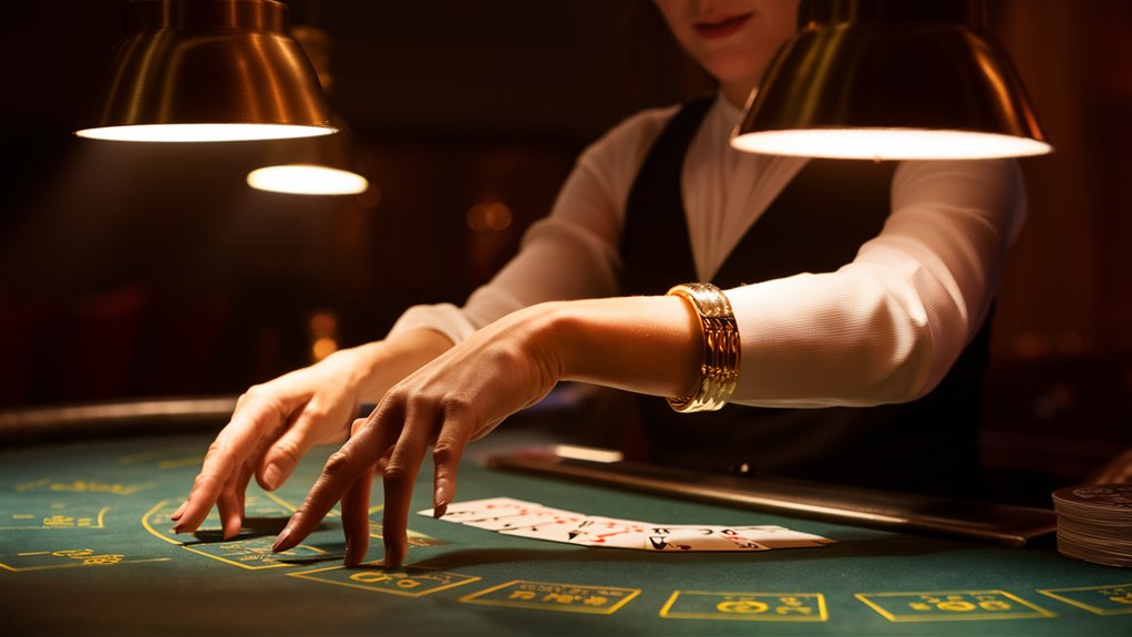analyze casino dealer actions