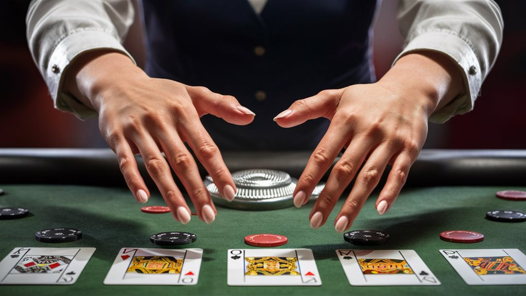 blackjack dealers flash signals