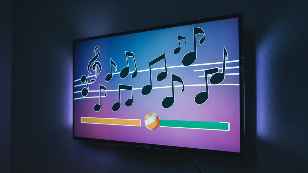 following song display screen