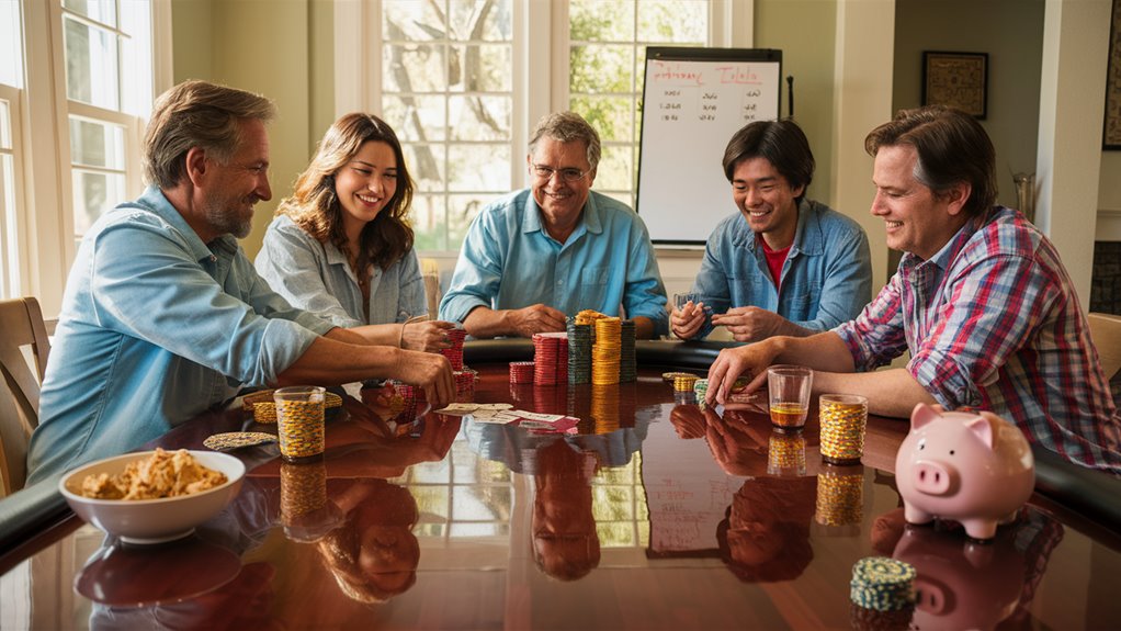 friends share gambling responsibly together