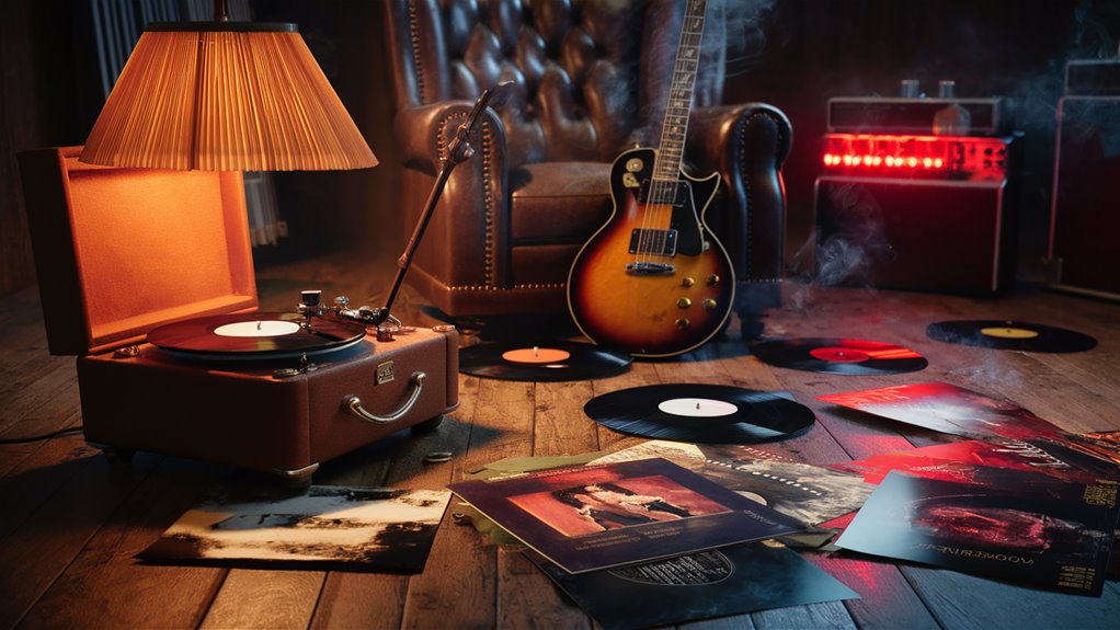 old rock music collection