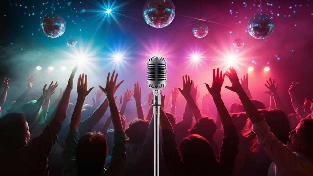 popular crowd singing entertainment