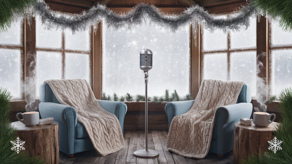 seasonal holiday group singing