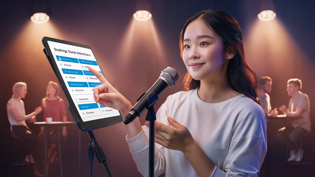 select appropriate vocal range