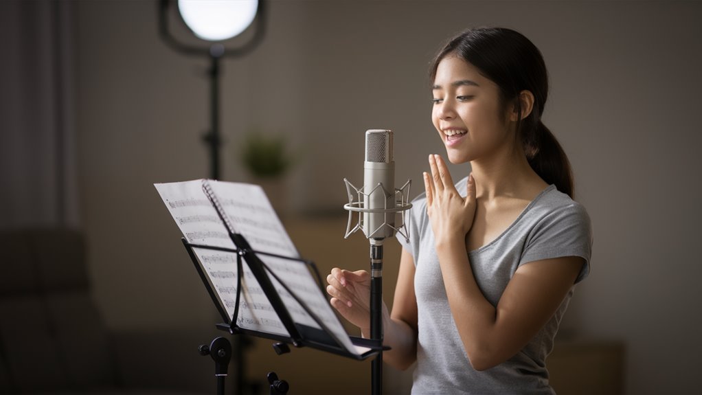 select suitable vocal range