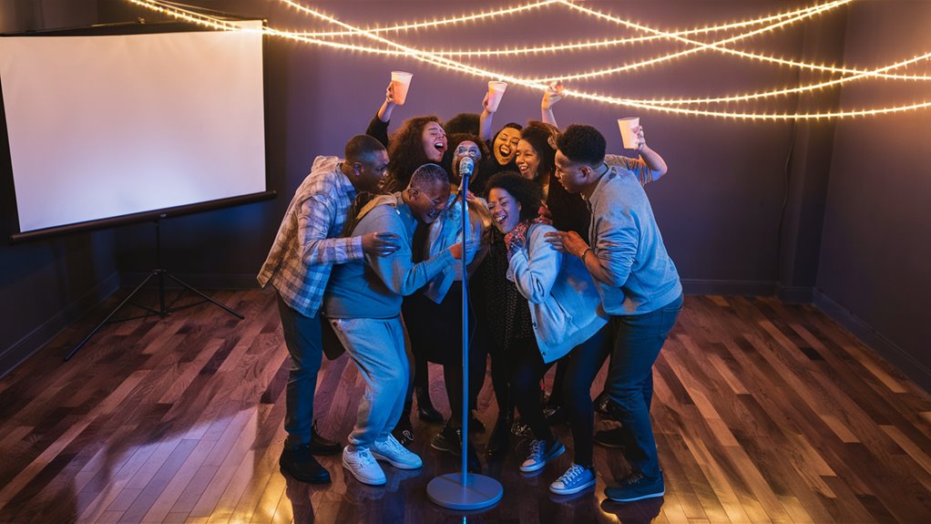 singing together creates fun