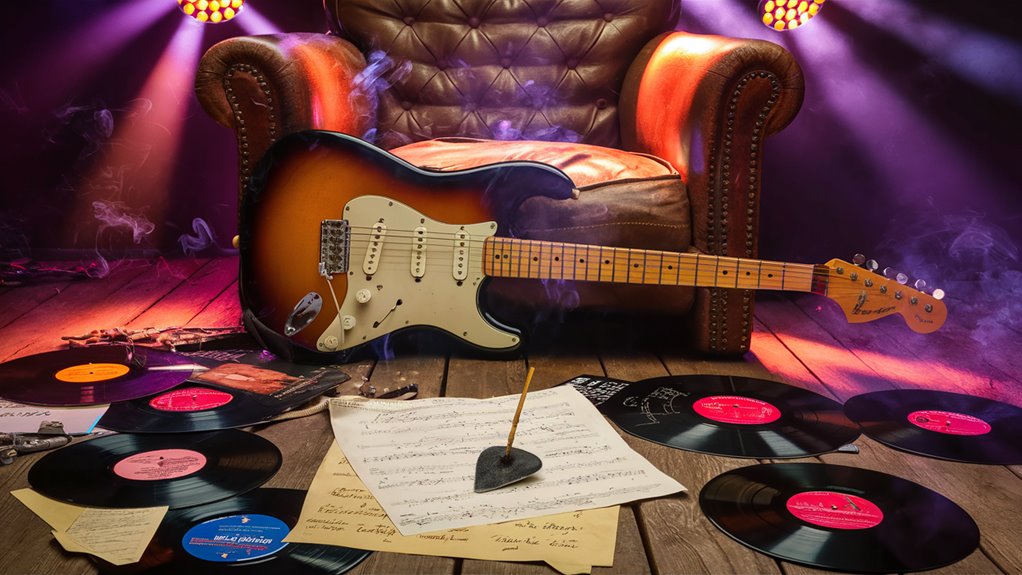 soaring electric guitar melodies