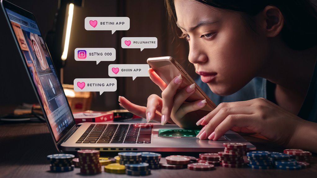 social media gambling trend