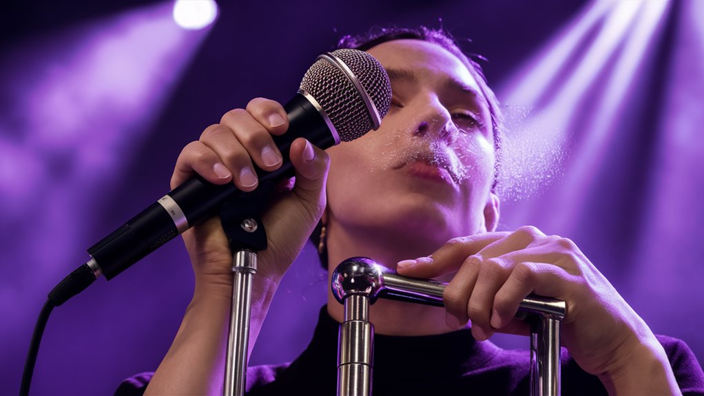 speak into mic better
